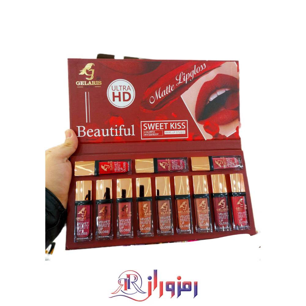 رژلب مایع گلاریس gelaris پک 12 عددی،خرید و قیمت رژلب مایع گلاریس gelaris پک 12 عددی